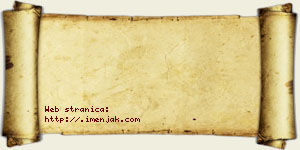 Jasna Adamac vizit kartica